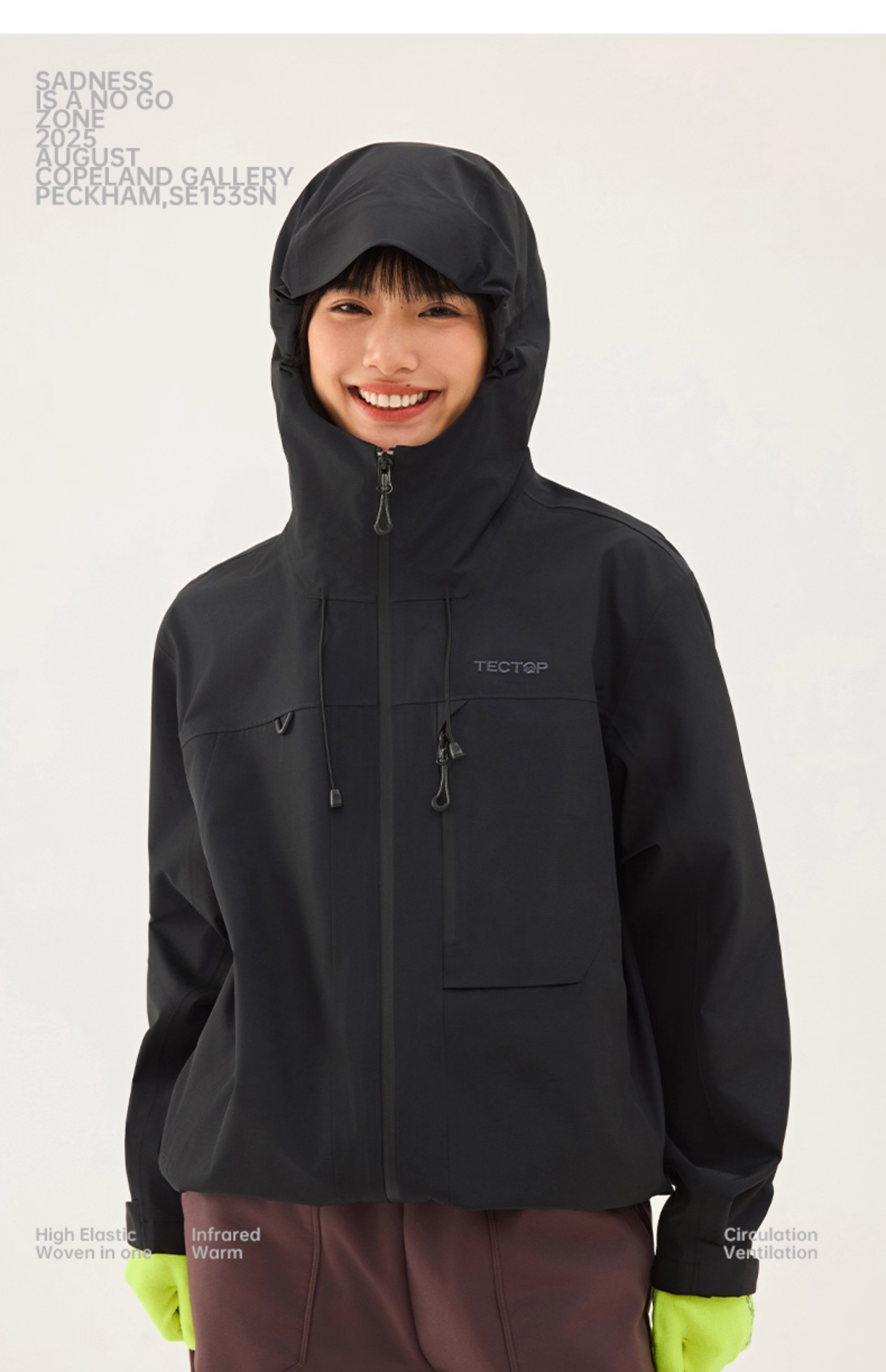 TECTOP Single-Layer Hard Shell Breathable Mountaineering Jacket for Men and Women 67