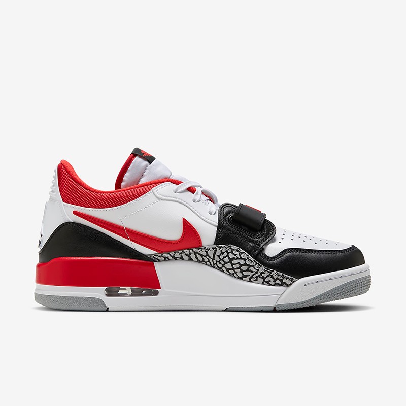 耐克nike air jordan legacy 312 low aj312黑白红芝加哥 44.