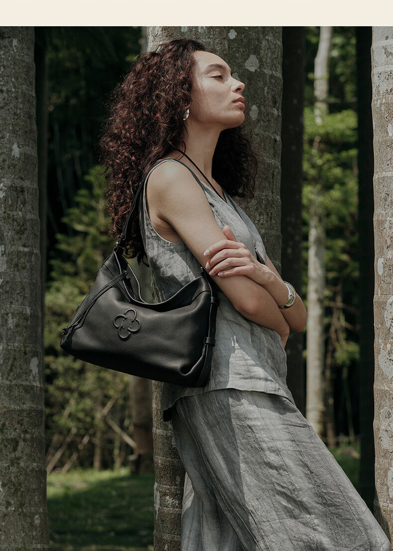 CASSILE Women's Handbag, Tote Bag, Genuine Deer Leather, Large Capacity, Luxury Shoulder Hobo Bag, 520 Gift 28