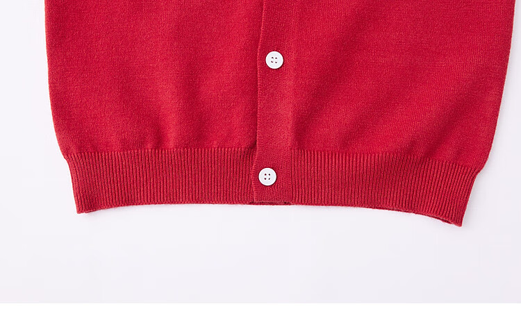 Duoduo Home Boys' Cardigan Sweater New Year Knit Jacket Spring Crew Neck School Style Versatile Top for Older Kids 22