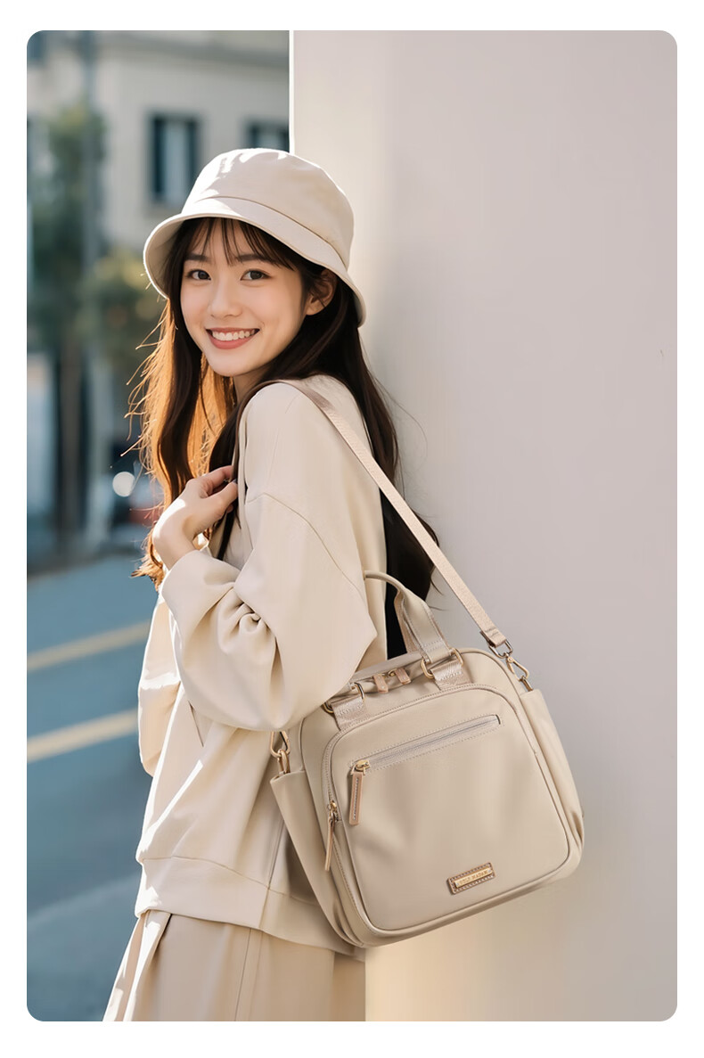 GOLF Women's Backpack, Fashionable Shoulder Crossbody Bag, Large Capacity Handbag, Water-Resistant Travel Backpack for Wome 3