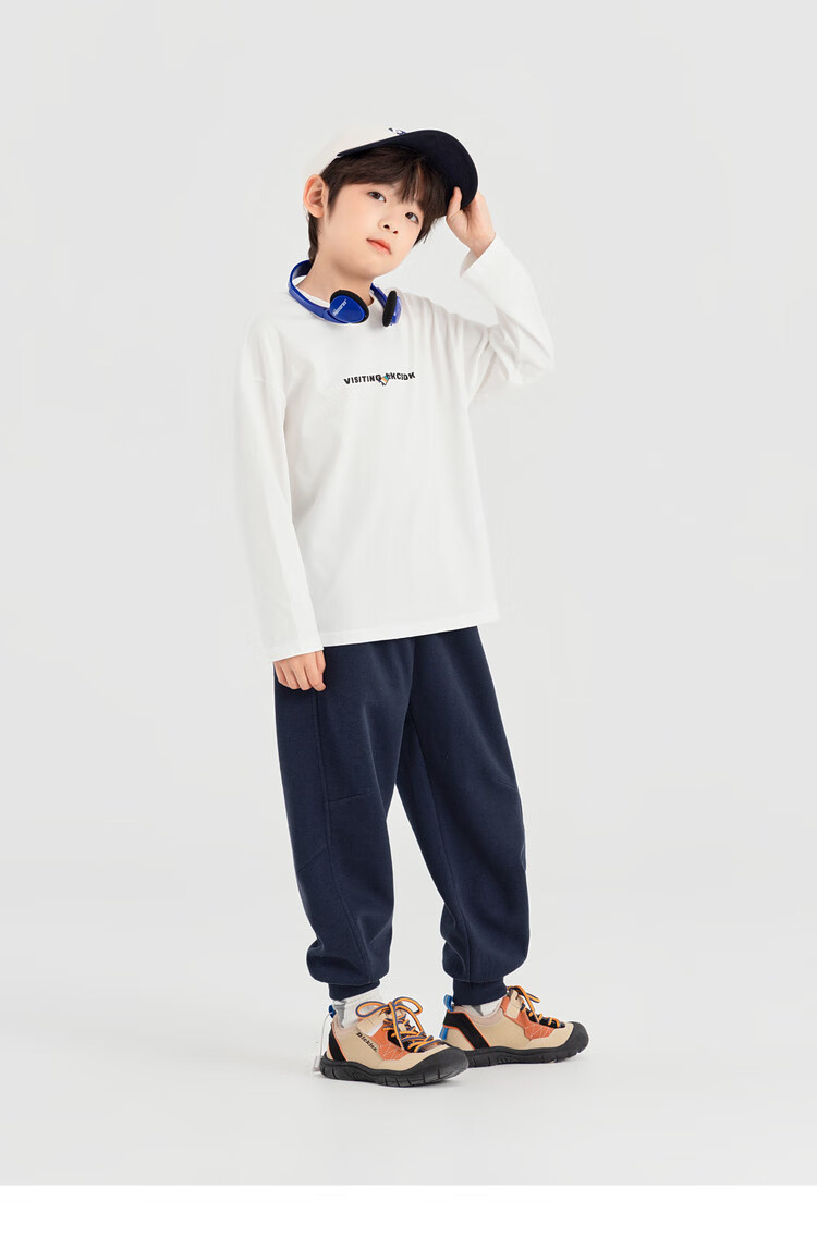 Duoduojia [Comfortable Outer Layer, Soft Inner Layer] Boys' Sweatpants, Spring And Autumn 2026, Loose Casual Children's Knitted Trousers 33