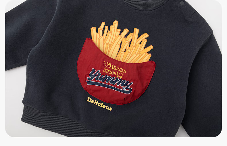 Dudujia Children's Cartoon Sweatshirt, Autumn Baby American Retro Top, Boys And Girls Fashionable Printed Hoodie, Red, Size 100 15
