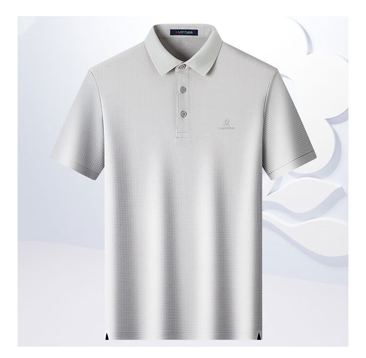 MONTAGUT Short-Sleeve Polo Shirt for Men, Summer Collared 5A Antibacterial Modal Cotton Cool Breathable T-Shirt, Amber Brown, 2XL/54 6