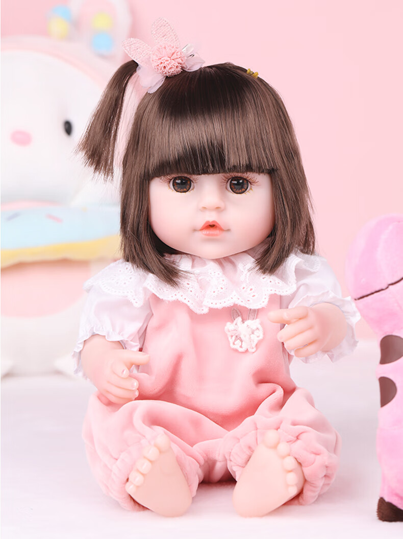 会说话的娃娃智能仿真学人说话玩具婴儿女孩软胶假宝宝玩偶女童洗澡