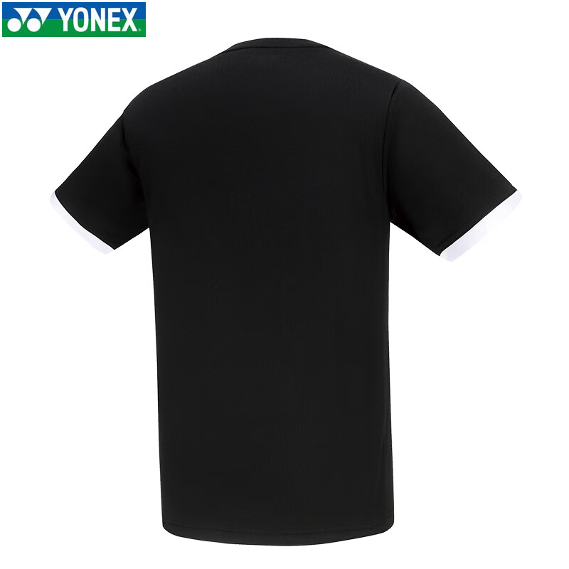 YONEX Badminton Clothing Lin Dan Series Short Sleeve T-Shirt Breathable Quick-Dry Sportswear Men’s - 15026LDCR - Black L 4