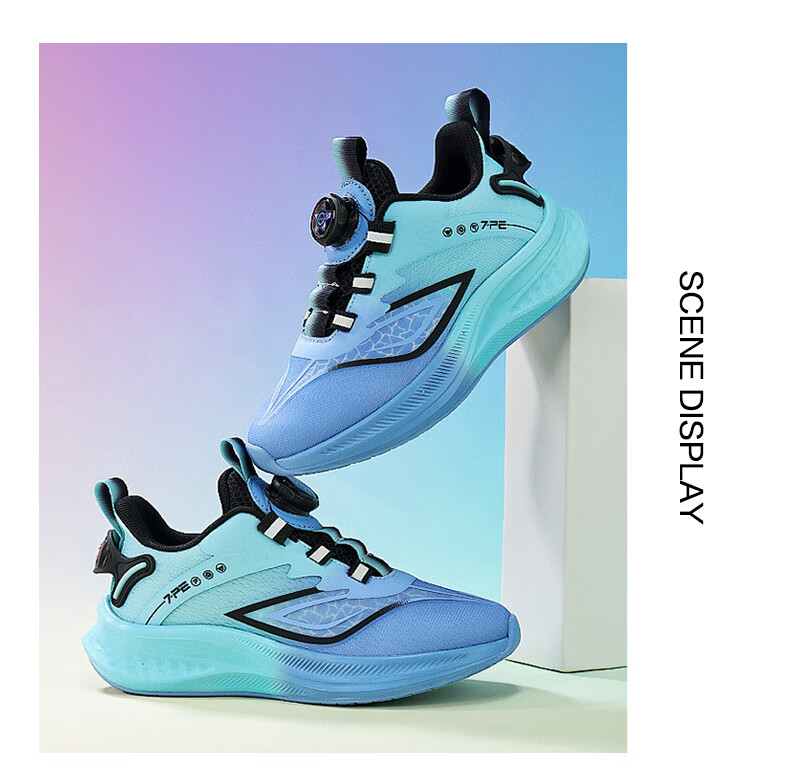 7-PE Boys' Sports Shoes Summer 2026 New Soft Sole Shock Absorption Breathable Mesh Running Shoes for Boys Youth Children's Shoes 13