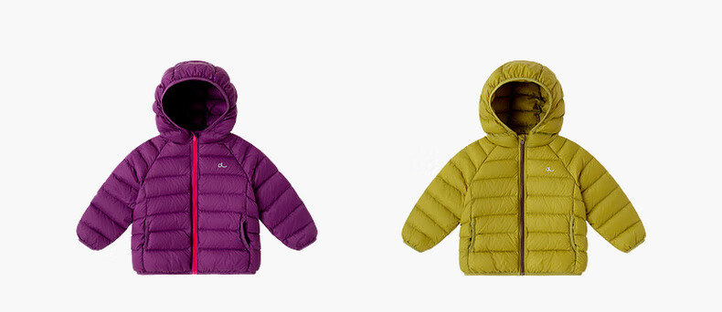 Dudu Kids Lightweight Down Jacket New Year Boys Girls Warm Winter Coat Baby Black Size 90 8