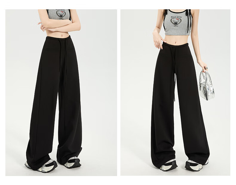 Romon [Soft and Smooth] Women's Casual Summer Pants Lazy Cool Slim Flared Long Trousers Light Gray XL 26