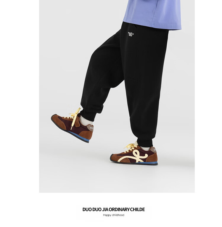 Duoduojia [Comfortable Outer Layer, Soft Inner Layer] Boys' Sweatpants, Spring And Autumn 2026, Loose Casual Children's Knitted Trousers 6