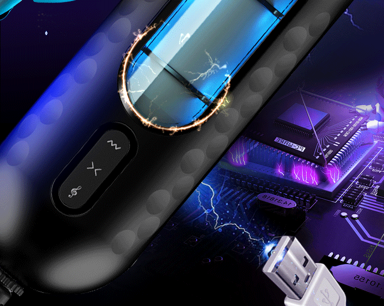 飞机杯男用全自动智能男性自慰器夹吸伸缩免提震动杯