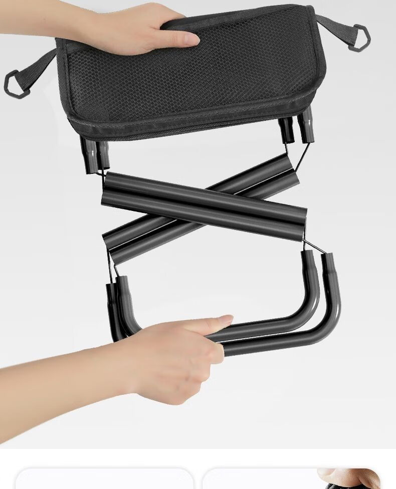 SGMW Folding Portable Stool Small Folding Chair Travel Train Metro Pen Bag Bench Outdoor Music Festival Seat Substitute 6