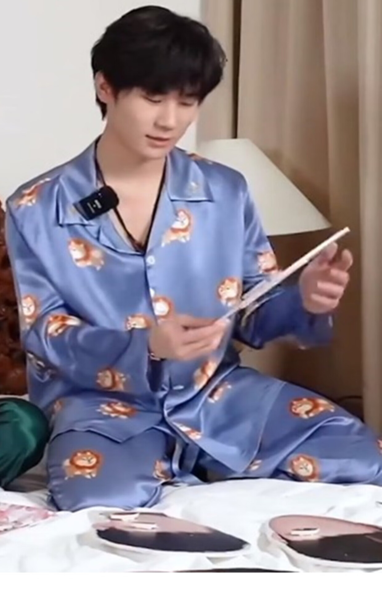 爱丝黛安芬香世缘维多利亚时代少年团同款睡衣情侣装一男一女冰丝2022