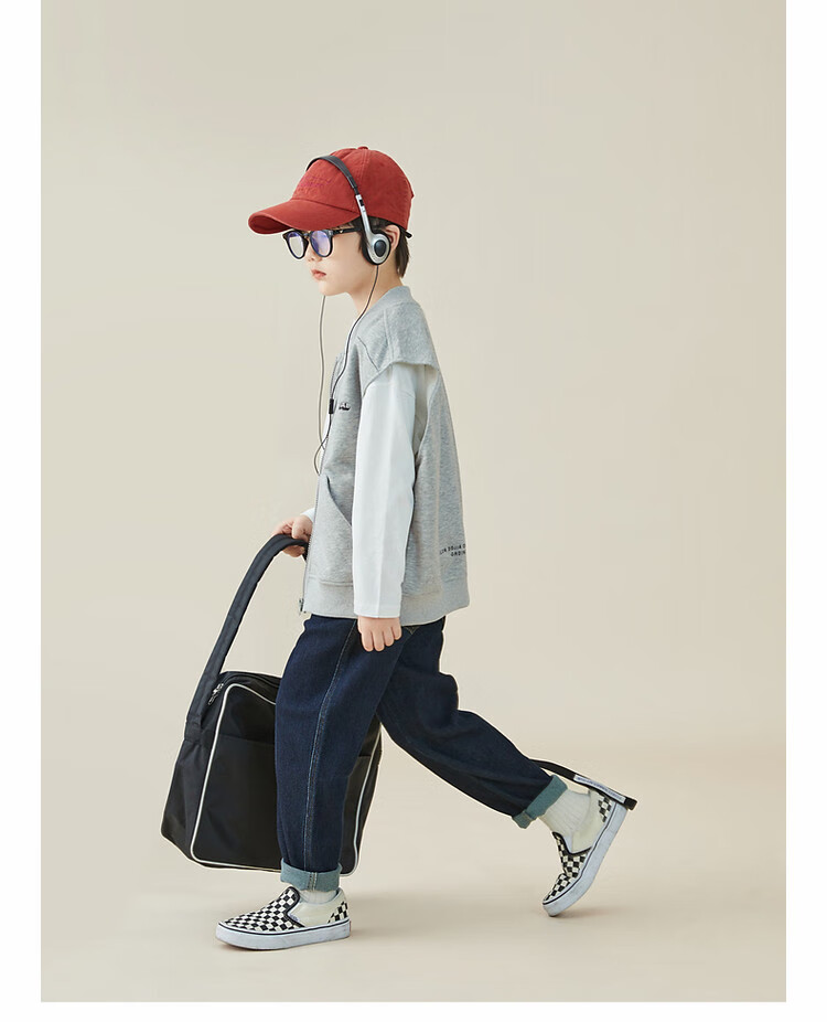 Duoduojia Baseball Vest, Children's Spring And Autumn Style 2026, Boys' Casual Sports Vest, Sleeveless Jacket for Older Childre 28