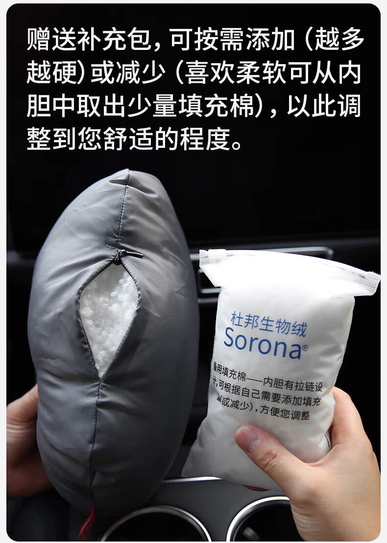 BIMLL B Car Headrest Suitable for Maybach Headrest, Mercedes-Benz, Tesla Neck Support Pillow, Wenjie Lumbar Cushio 7