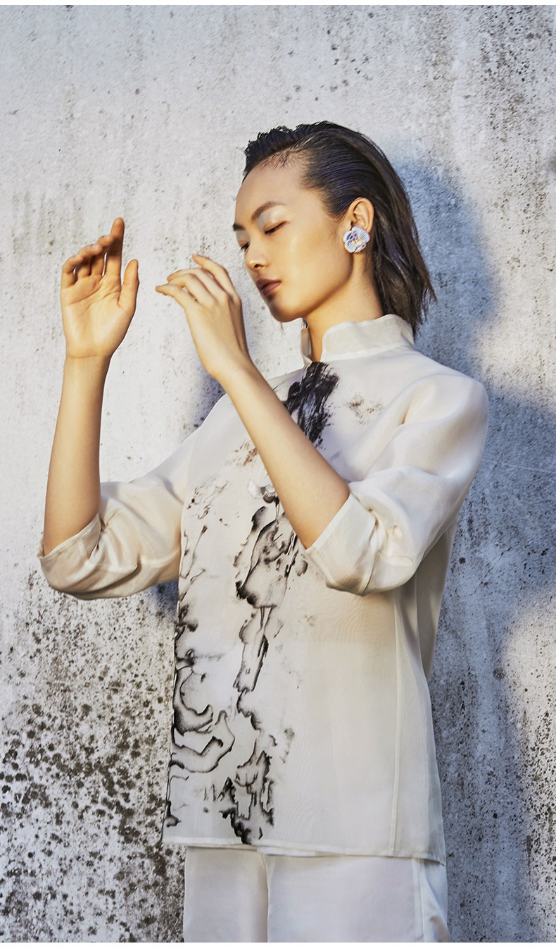 原创设计师女装中国风女装高端定制手工苏绣上海时装周走秀款刺绣中式