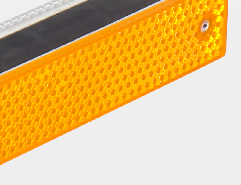 反光道钉安全反光标志凸起公路铸铝塑料道钉路面夜间轮廓标双面突起