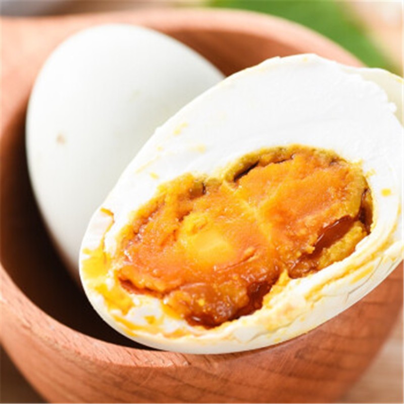 双黄咸鹅蛋 农家鹅蛋 熟鹅蛋 双黄蛋 熟流油 大鹅蛋(单枚约150-170g)