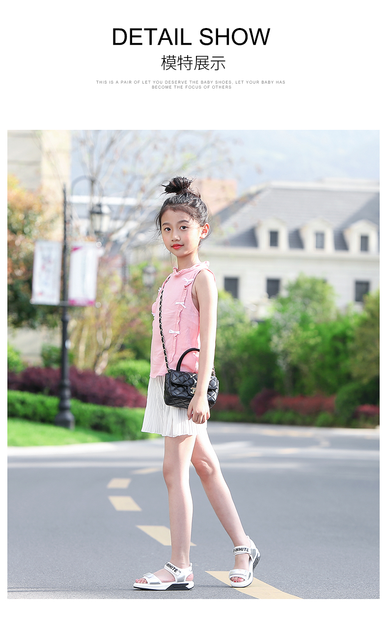 凉鞋小公主韩版2020年新款时尚夏季儿童沙滩鞋中大童小女孩休闲凉鞋