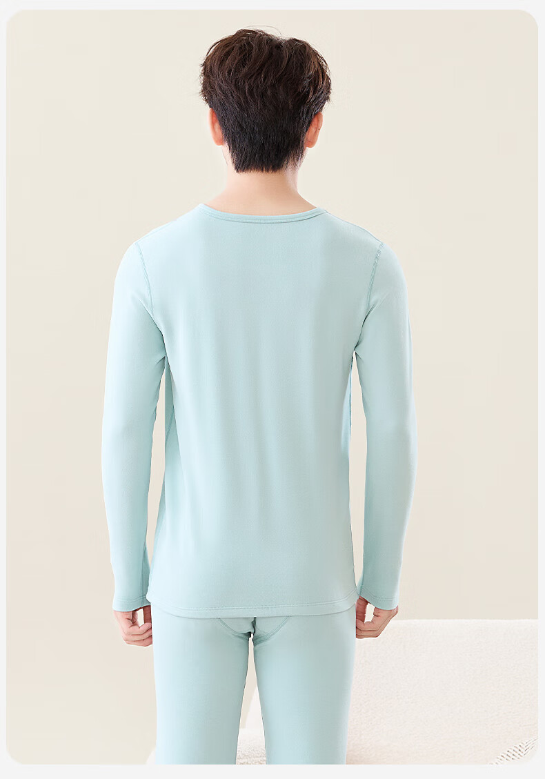 Yalu Youth Thermal Underwear Boys Mid-Teen Autumn Long Johns Comfortable Breathable Winter Undershirt and Pants for Middle and High School Students 3