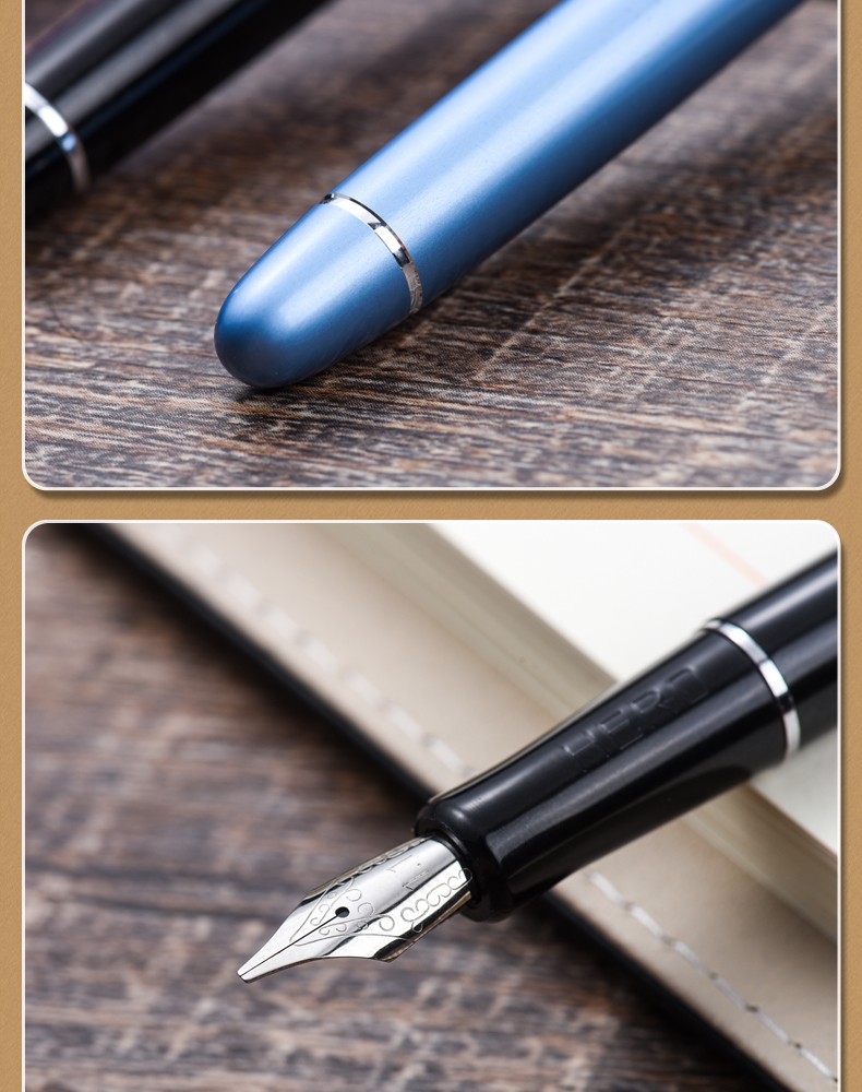 hero英雄钢笔 5028平尖钢笔 铱金笔 墨水笔 绘画书法美工平行钢笔