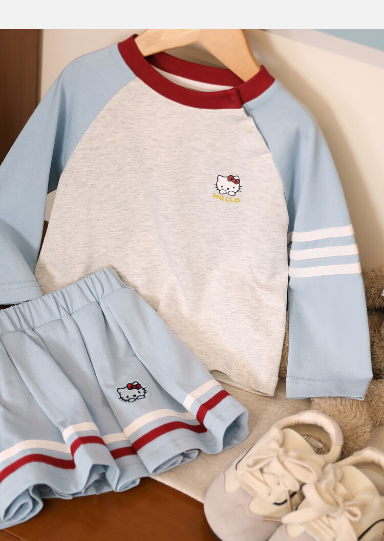 LUSON Little O Dad Baby Girl Toddler Set 2025 Autumn New Long Sleeve T-Shirt Sports Casual Fall Outfit 23