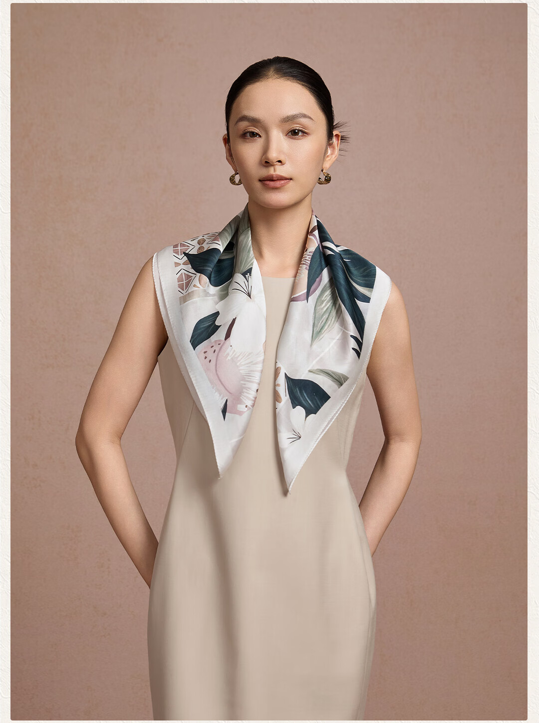 Shanghai Story Silk Scarf Gift Box 100% Mulberry Silk Satin Scarf Shawl Birthday Mother's Day Gift for Mom 9
