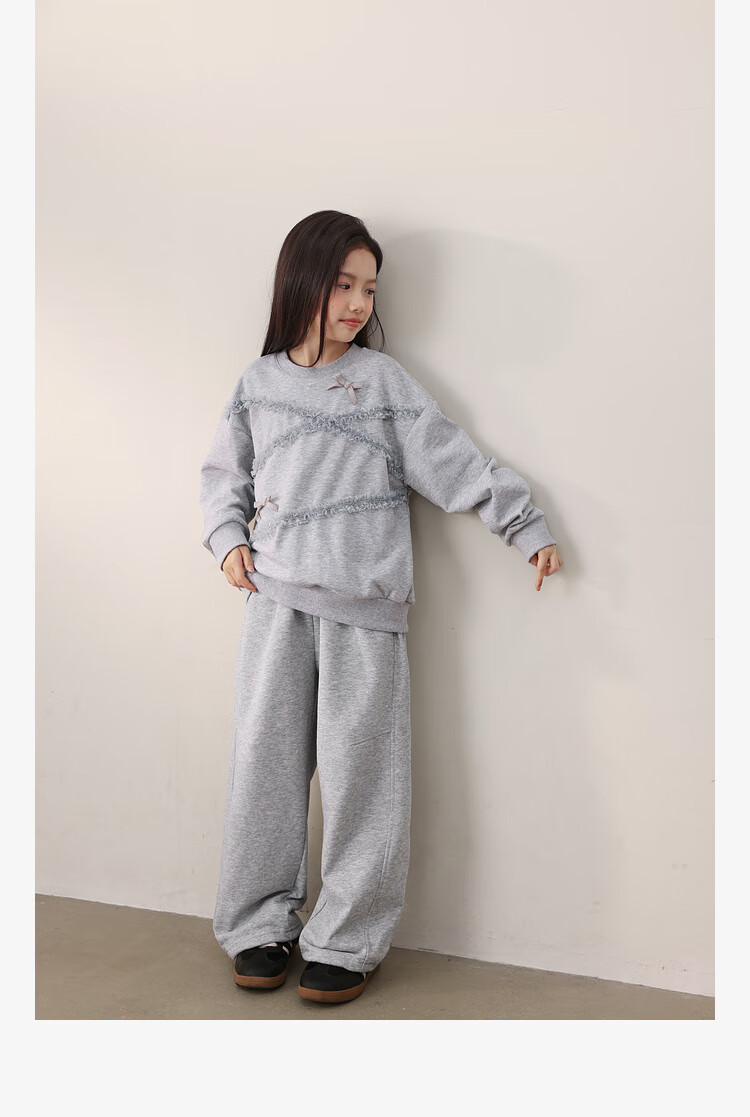 LUSON Chen Dazhu Girls Casual Set Autumn Thin Big Kids Sportswear Children's Autumn Clothes 18