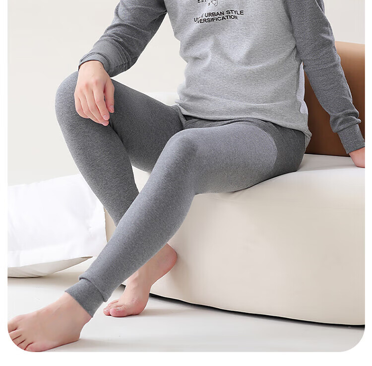 Bingxue Kapok Autumn Cotton Thermal Underwear Set for Boys Teens Pure Cotton Warm Antibacterial Mite-Resistant Base Layer 10A New 2025 5