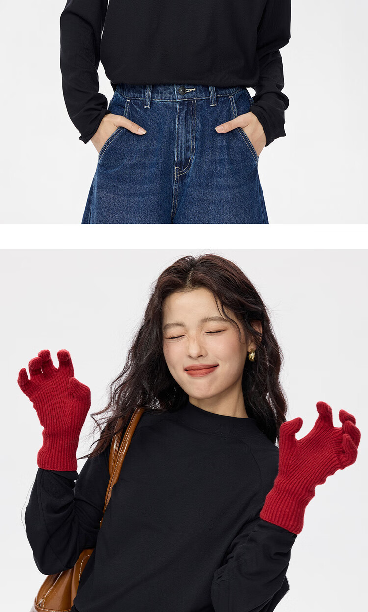 ZARA Women's Autumn and Winter Solid Color Long Sleeve Turtleneck Shoulder-inserted Elastic Knitted Base Shirt 13325788 14