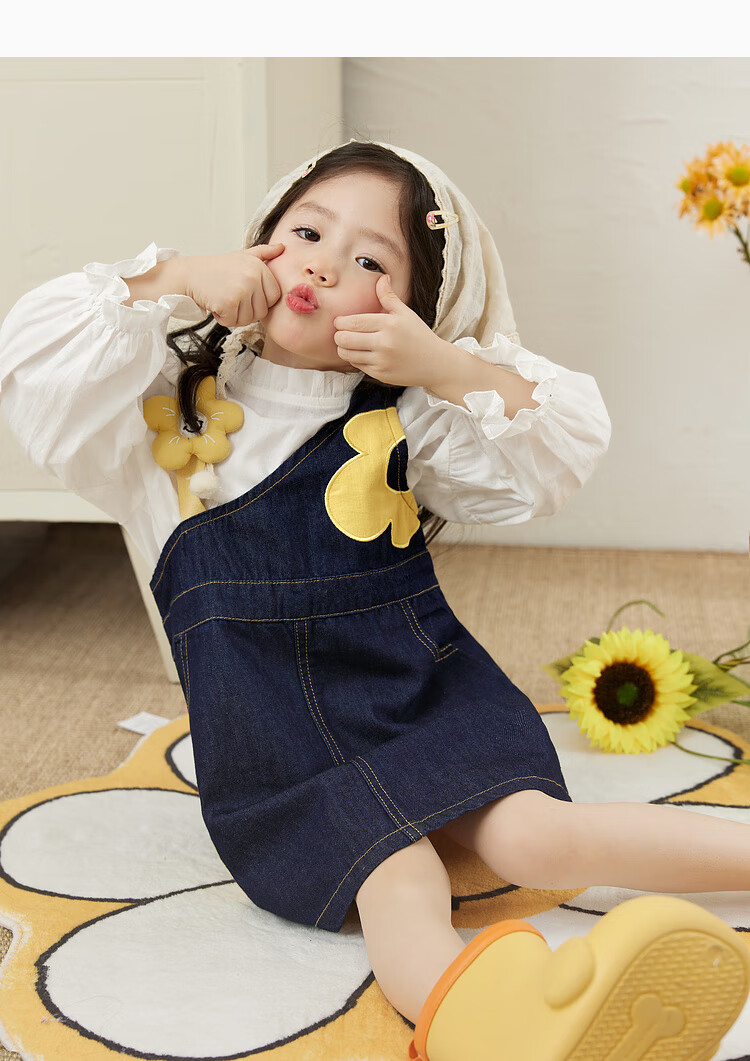 LUSON Xiao O Bao Okids Children's Spring and Autumn Fashionable Girls' Outfit 2025 New Girls' Set 10