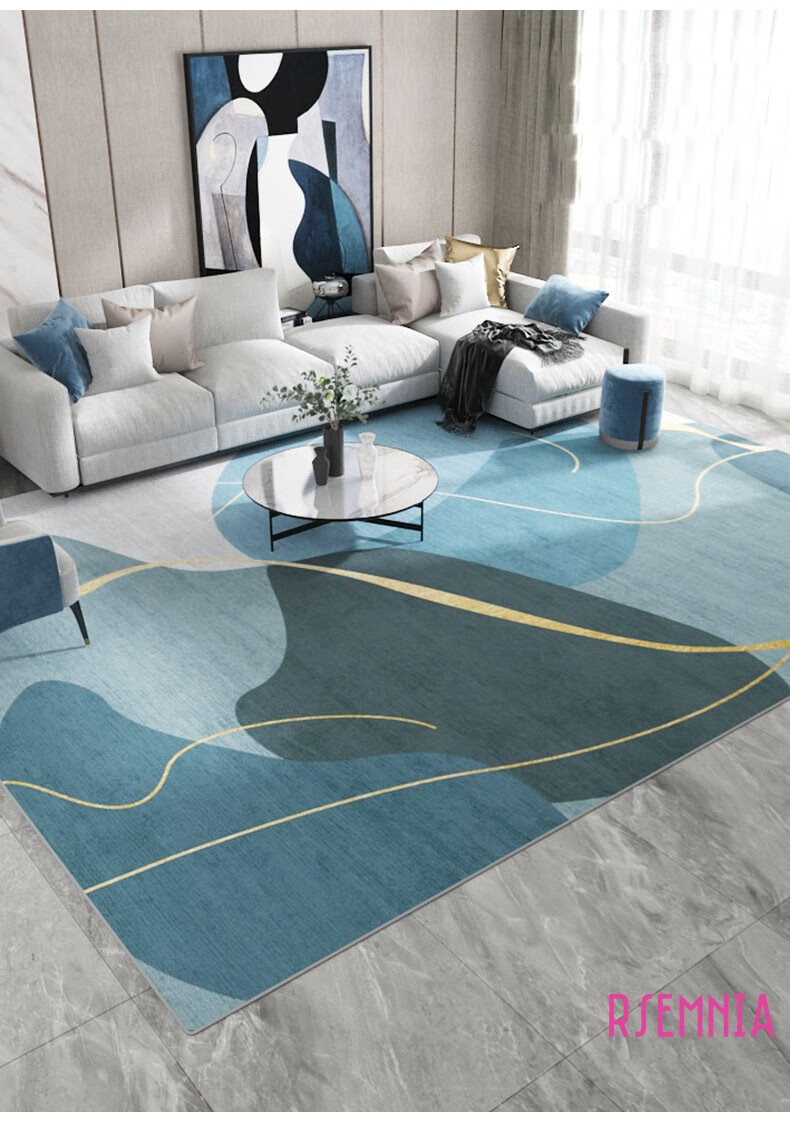 大厅地毯 沙发地毯客厅耐脏轻奢大厅茶几毯大面积北欧垫子 伍斯特 长