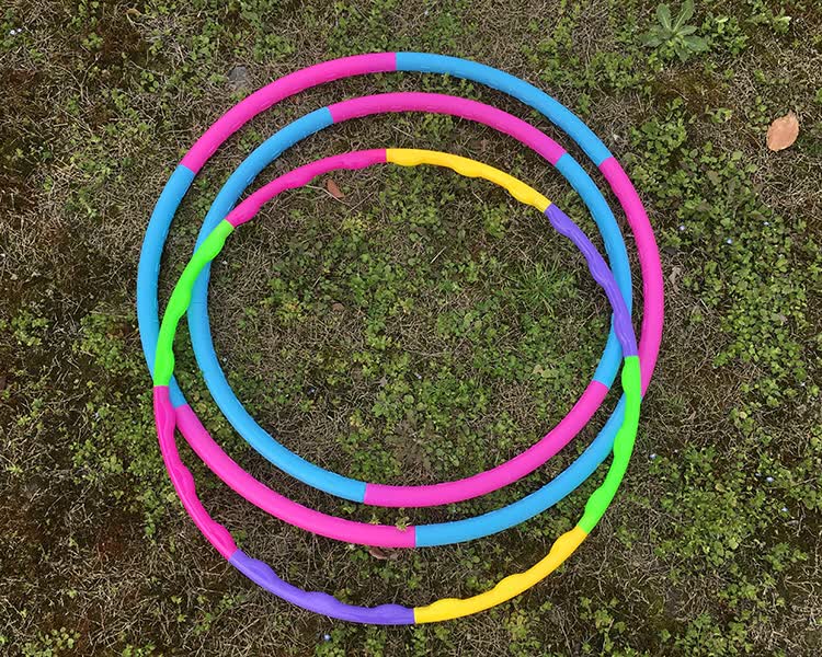 幼儿园小学生呼啦圈儿童宝宝专用可拆卸小号表演初学者小孩呼啦圈 c款