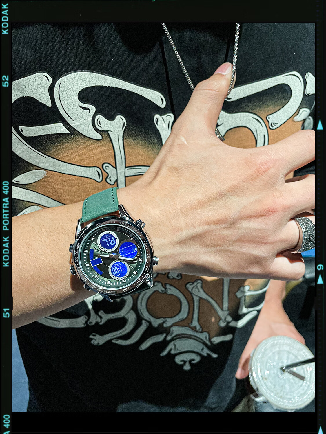 NASIR Genuine Brand Men's Watch Wormhole Concept Mechanical Style High-End Student Electronic Smart Sports Men's Watch 3