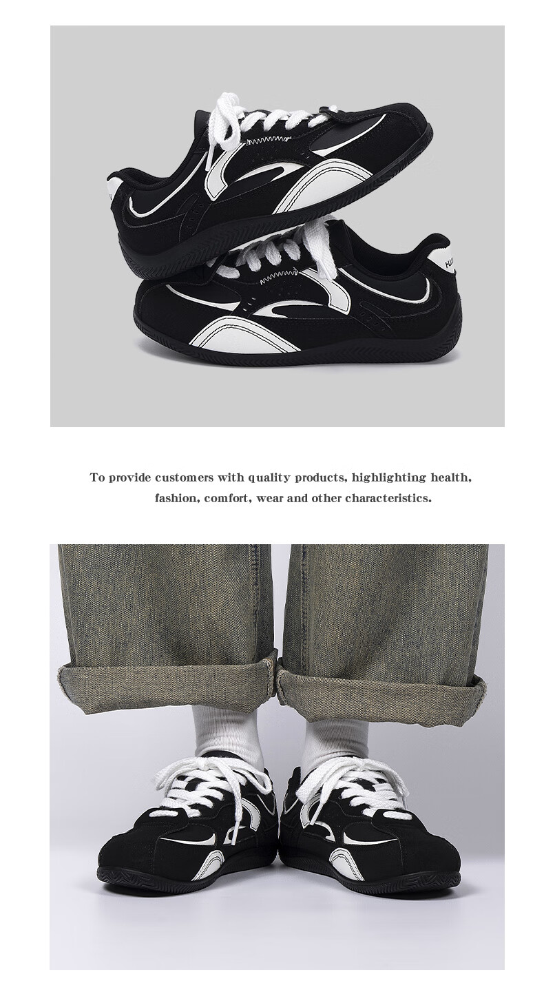 HUANQIU Retro Training Shoes for Women, 2026 New Summer Style, Gray Lightweight Versatile Casual Shoes, Women's Student Racing Shoes 5