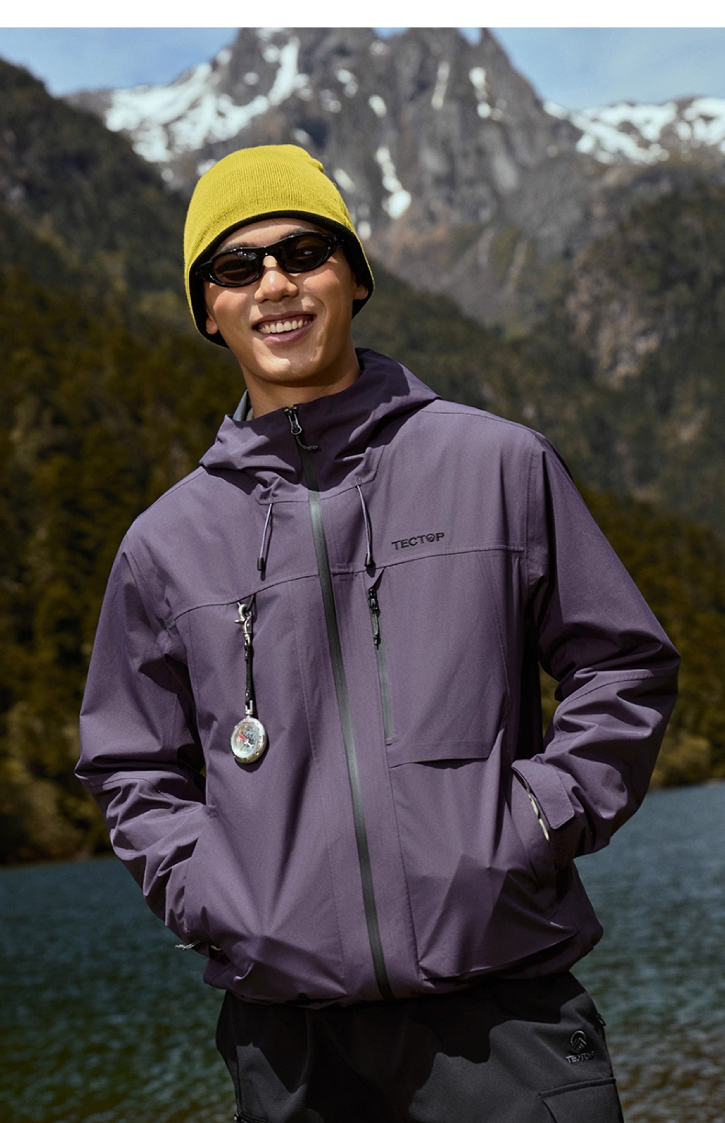 TECTOP Single-Layer Hard Shell Breathable Mountaineering Jacket for Men and Women 22