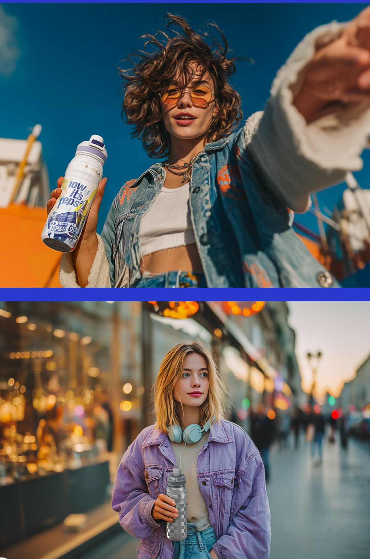 PEPSI Insulated Tumbler 316L Stainless Steel Straw Cup Outdoor Sports Water Bottle Portable Travel Cooler Cup Badge Pearl White 3