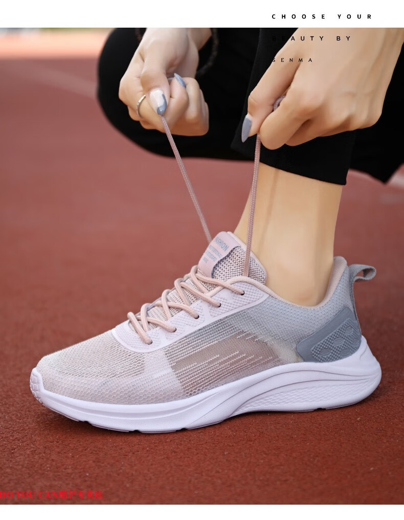 李宁官方旗舰健身房运动鞋女款鞋子跑步鞋女鞋洋气轻便软底跑鞋休闲