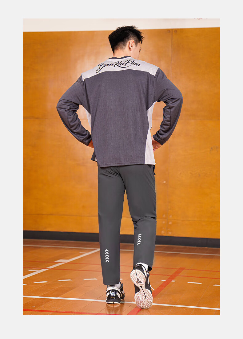 BKCXZICE Men's Sports Pants American Style Reflective Arrow Casual Long Pants Autumn Winter High Elastic Quick-Dry Cooling Running Fitness Basketball Pants 5