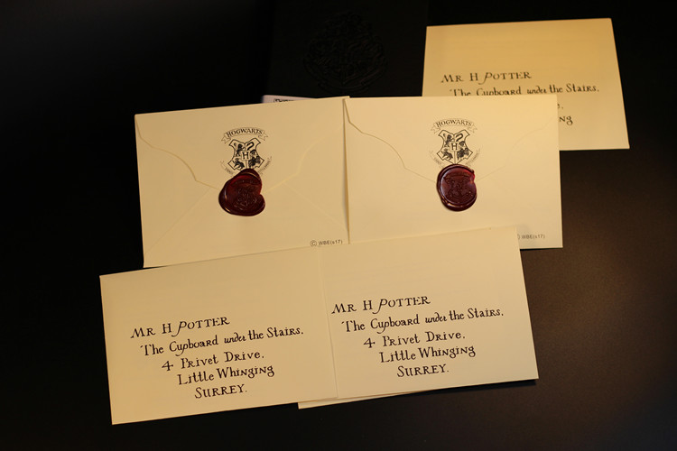 哈利波特电影周边霍格沃茨入学通知书录取通知书信封创意生日礼物礼品