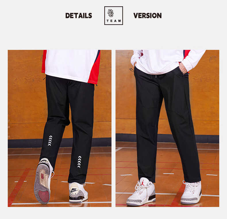 BKCXZICE Men's Sports Pants American Style Reflective Arrow Casual Long Pants Autumn Winter High Elastic Quick-Dry Cooling Running Fitness Basketball Pants 3