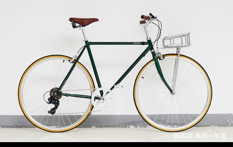 卡勒自行车ikolort卡勒单车kr202通勤复古单速7速公路自行车学生上班