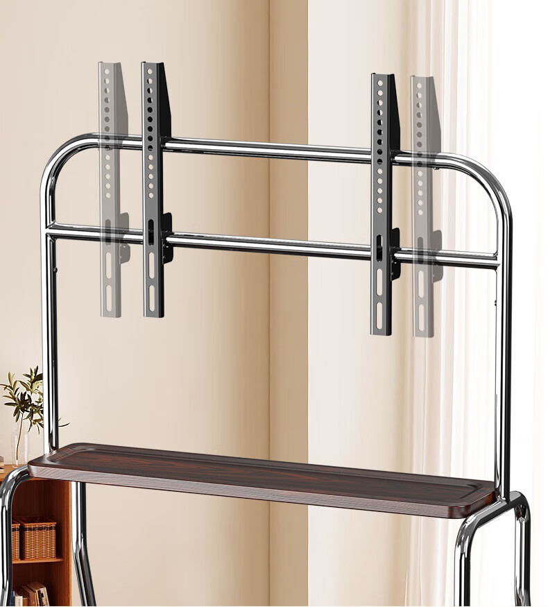 Kaiqi 32-75 Inch Mobile Stainless Steel TV Stand Art Floor Mount for Hisense TCL Thunderbird Huawei Smart Screen Xiaomi and More 19