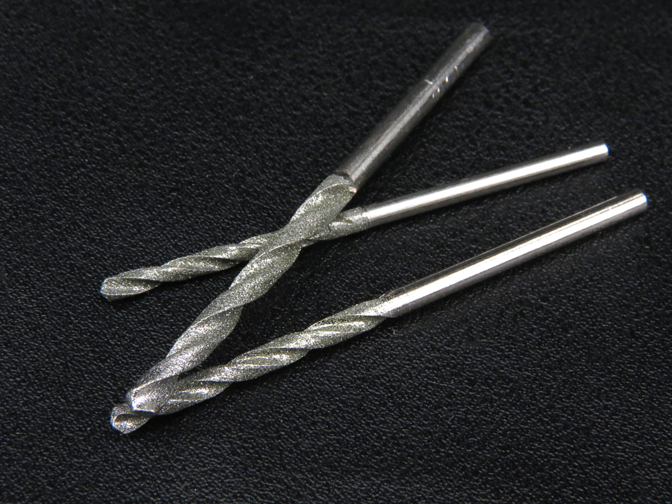 直径金刚砂麻花钻头玉石玉器琥珀蜜蜡绿松石打孔针金刚石钻孔工具