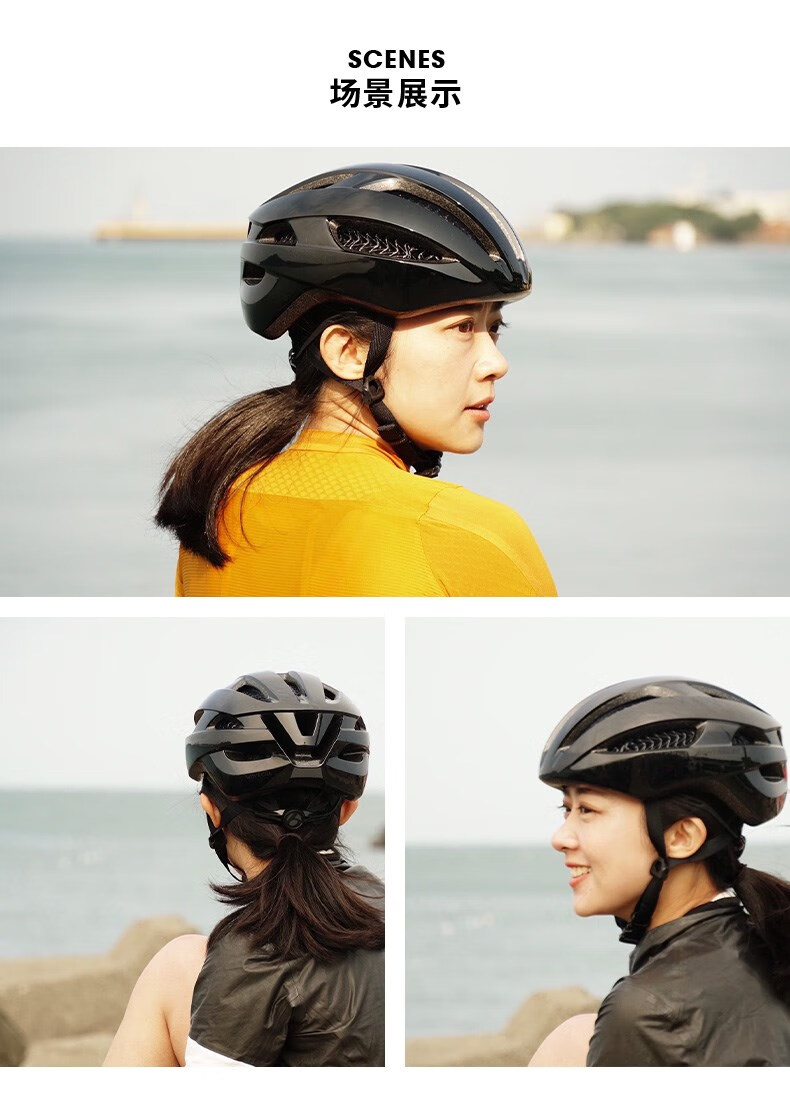 trek崔克 bontrager starvos wavecel亚洲版山地公路车骑行头盔 黑色