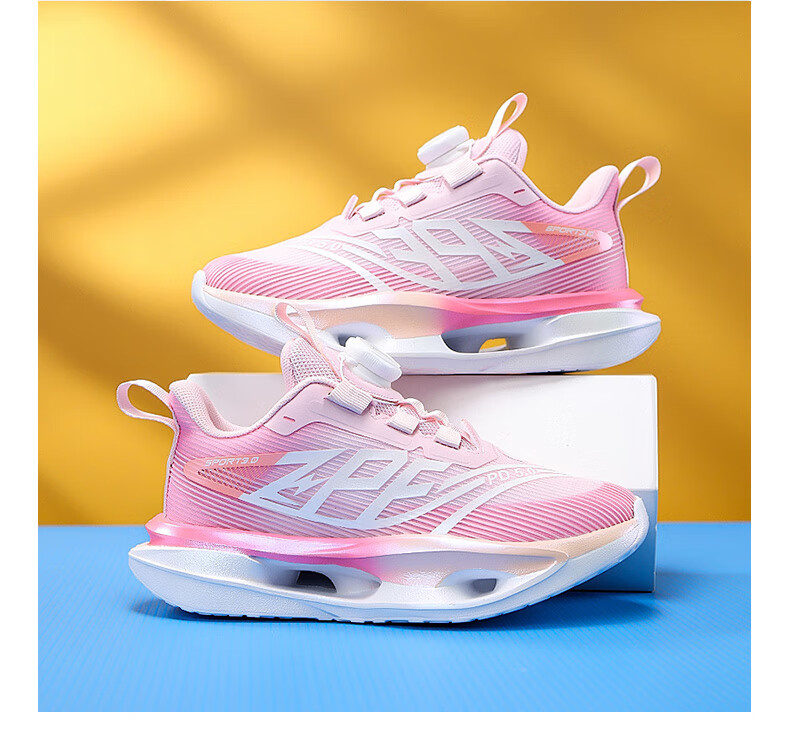 7-PE Boys' Sports Shoes 2026 Spring Autumn Breathable Mesh Running Shoes Soft Sole Lightweight Kids' Sneakers for Boys 7