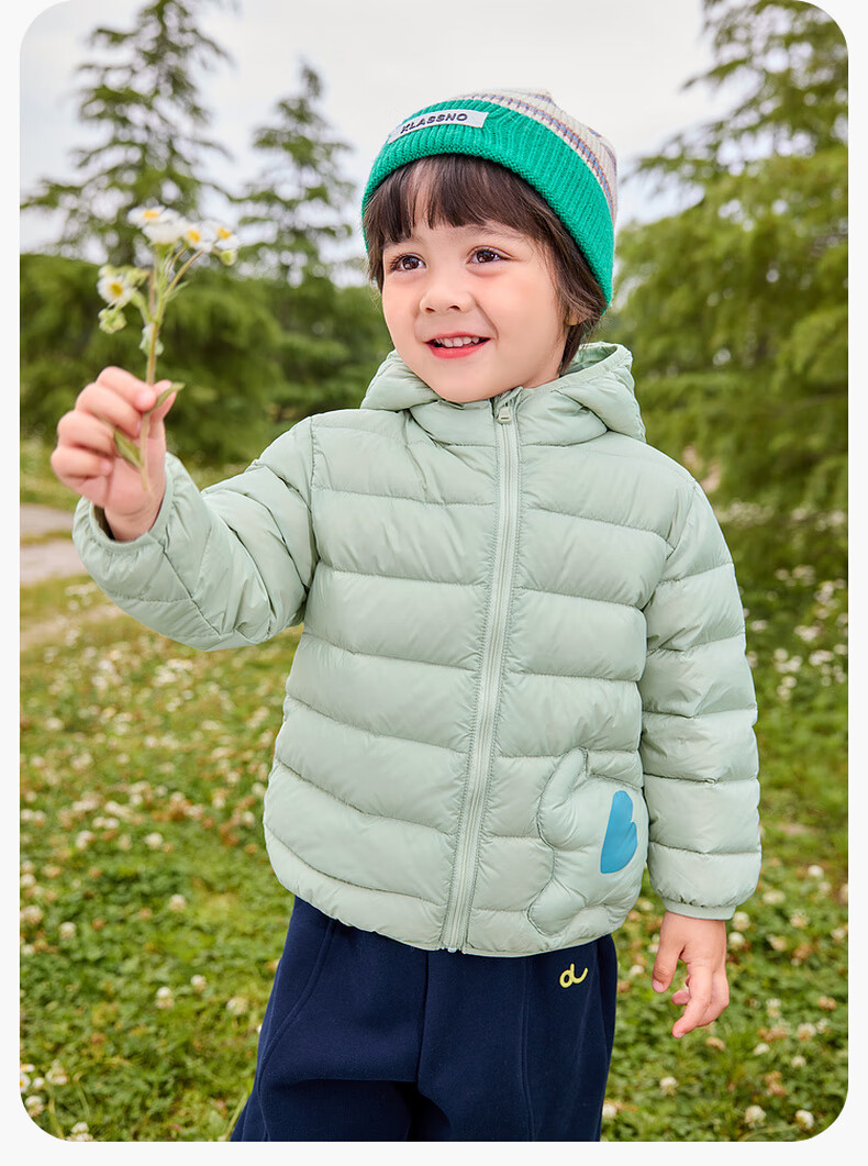 Dudu Kids Children's Down Jacket Cold-Resistant Winter Coat Boys Girls Warm New Year Clothing Black Size 80 19