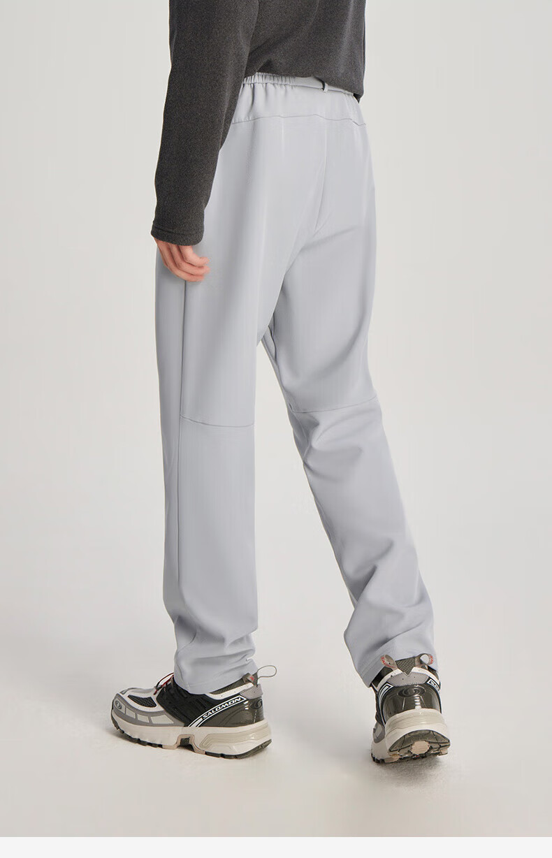 Tantuo Men's Fleece-Lined Warm Softshell Outdoor Hiking Pants 14