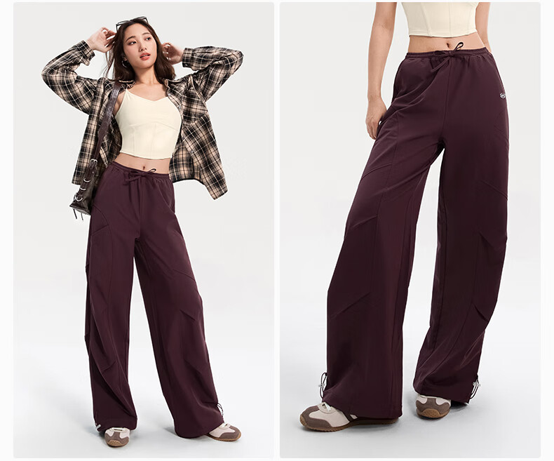 VFU Women's Workwear Quick-Dry Sports Pants New Straight Slim Wrinkle-Resistant Outdoor Hiking Autumn Qinghui Blue L 15