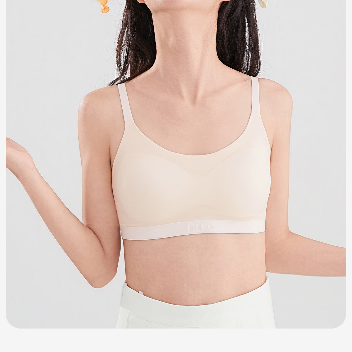 COCO SMART Underwear for Girls 12-16 Years Old, Teen Camisole Vest, Youth Stage Two High School Sports Bra 27
